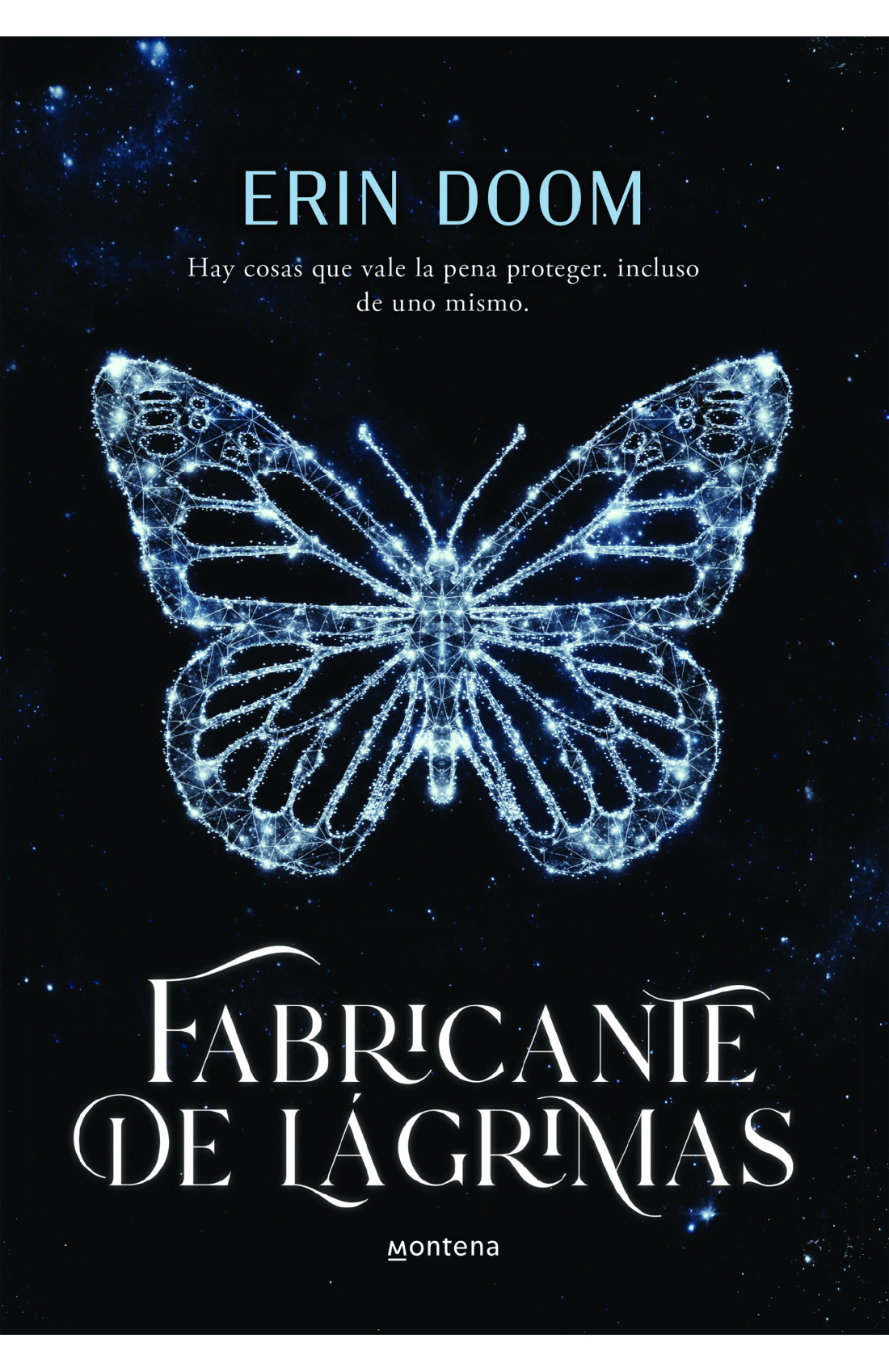 14 de mayo de 2023, Milán, Italia: Erin Doom theItalian bestseller writer  con sus libros ''Fabbricante di lacrime'' (Fabricante de lágrimas) y ''Come  cade la neve'' (Cómo cae la nieve) revelando su